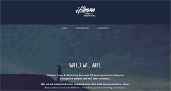 Desktop Screenshot of hillmansales.com